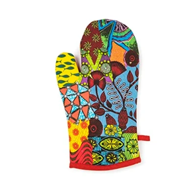 Image de Excelsa Afrika Gant de Four, Taille Unique, Doublure 100% Coton, Rembourrage en Polyester