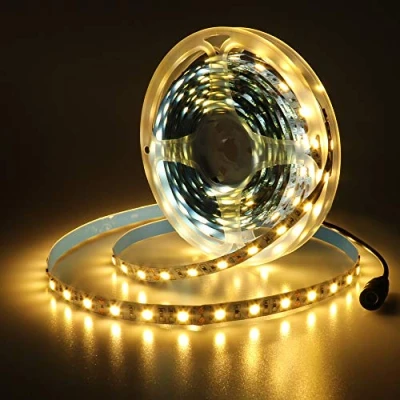 Image de JOYLIT 12V Ruban à LED Blanc Chaud 3000 3500K, 5 Mètres IP20 Non Etanche 300 LEDs 5050 SMD Flexible Bande