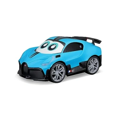 Image de BBJunior My First RC Bugatti Divo Voiture télécommandée, à partir de 24 Mois, avec lumière et Son, fréquence 2,4 GHz, télécommande détecteur Mouvement, Bleu (16 92013)