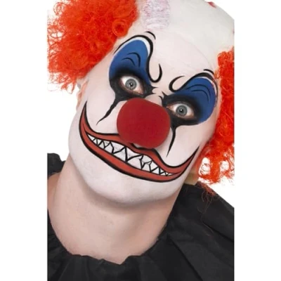 Image de Smiffys Maquillage FX Smiffys, Kit de clown, comprend peinture du visage, nez, crayons et éponge