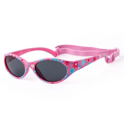 Image de Kiddus Lunettes de Soleil pour Garçons et Filles. Entre 2 6 ans. Gomme Super Flexible avec Bande Élastique Réglable. 100% Protection Solaire UV400. Multicolore (24 Fleurs)