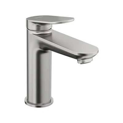 Image de Duravit WA1020002070 Wave Robinet de lavabo, Acier Inoxydable brossé