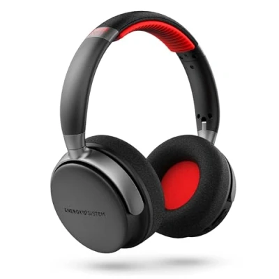 Image de Energy Sistem Power Sport Écouteurs Bluetooth (Bluetooth 5.3, Batterie de 50 Heures, Radio FM, IPX5, Deep Bass)