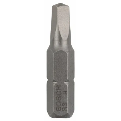 Image de Bosch Accessories 3 Pièces Jeu de Embouts Vissage Qualité Extra dure pour Vis à Carré Creux, R3 Epaisseur, 25mm Longueur