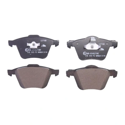 Image de ATE Ceramic 13.0470 7188.2 Jeu de plaquettes frein non préparé pour indicateur d&#039;usure, contact signal d&#039;usure exclu VOLVO: XC90 I