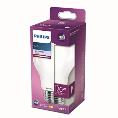 Image de Philips Ampoule LED Equivalent 120W E27 Blanc froid Non Dimmable, verre