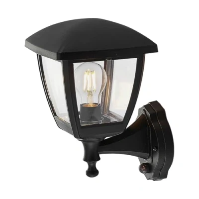 Image de Lindby Applique extérieure Acelya à intensité variable (Moderne) en Noir (1 lampe,à E27), pour mur extérieur/façade de maison, terrasse und balcon