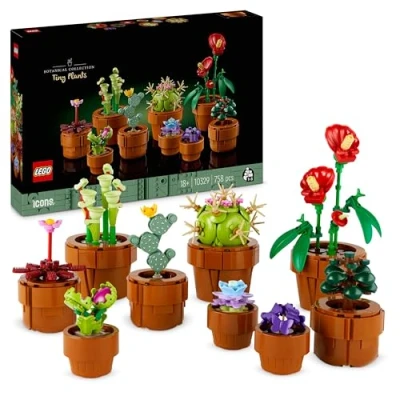 Image de LEGO Icons 10329 Les Plantes Miniatures