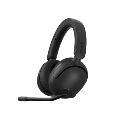 Image de Sony INZONE H5 Casque Gaming sans Fil, 360 Spatial Sound for Gaming, Confortable, Autonomie de 28 Heures, Faible Latence, Micro Perche Haute qualité, Compatible PC &amp; PS5 Noir