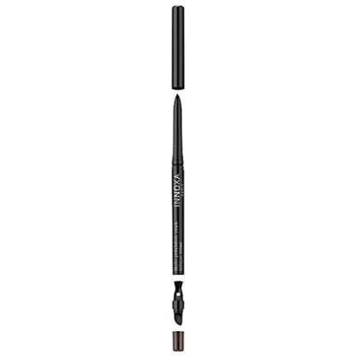 Image de INNOXA Stylo Précision yeux noir Vegan Spécial sensibles Tracé et précis Taille crayon intégré Embout estompeur mousse Maquillage Khol Crayons
