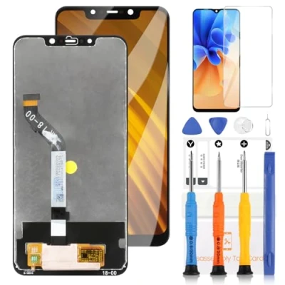 Image de LADYSON Écran LCD pour Xiaomi Mi Pocophone F1 Remplacement de l&#039;écran Poco Tactile Digitizer Assemblée Kit avec Outils 6.2 Pouces (Noir)
