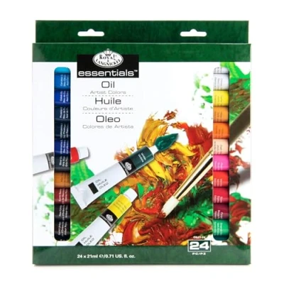Image de Royal &amp; Langnickel OIL21 24 Assortiment de Tubes peinture à l&#039;huile x 21 ml