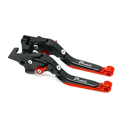 Image de Machine Leviers De Frein Moto pour GSF 600 Bandit GSF600 1995 2003 Accessoires CNC d&#039;embrayage Pliants Extensibles Réglables (Color : L)