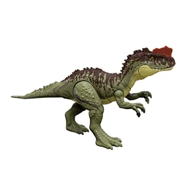 Image de Jurassic World Figurine de Yangchuanosaurus Mega Action dinosaures carnivores Gros Dégâts avec code ADN caché et scannable, à Collectionner, Jouet Enfant, Dès 4 ans, HDX49