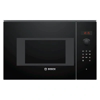 Image de Bosch BFL523MB1F, Série 4, Micro ondes, Encastrable, Noir