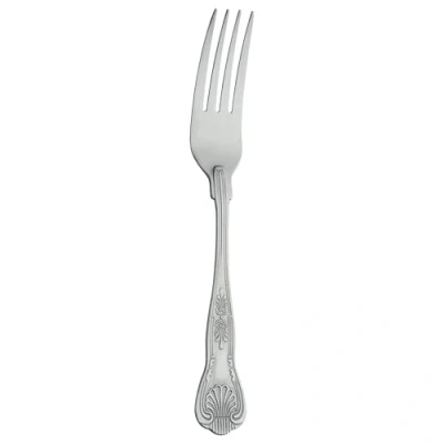 Image de Grunwerg Lot de 12 Fourchettes Table, Acier Inoxydable, Argenté, 21,5 x 2,5 1 cm
