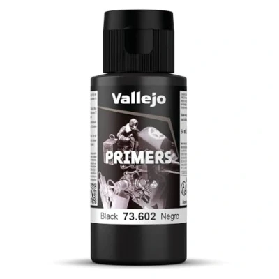 Image de Vallejo Apprêt pour maquette 60 ml Polyuréthane Coloré Noir