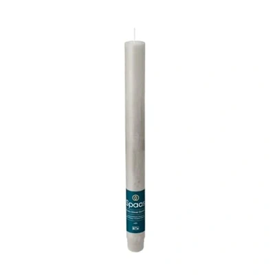Image de Spaas Bougie de table Rustique 8h gris clair