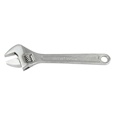Image de MANNESMANN Clé à molette avec mâchoire polie 8&quot; Chromée