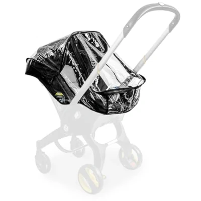 Image de iEasey Housse de pluie pour siège auto Compatible avec Doona poussette, protection contre les intempéries, la accessoire voiture ventilé