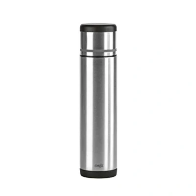 Image de Emsa 509238 MOBILITY Bouteille isotherme avec gobelet, fermeture Safe Loc, 700 ml, Acier inoxydable/anthracite noir