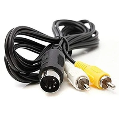 Image de WiCareYo Câble de vidéo composite audio AV pour système maître Mega Drive Genesis 1