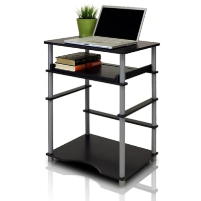 Image de Furinno Home Bureaux d&#039;Ordinateur, Bois, Noir/Gris, Taille Unique, One Size