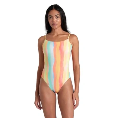 Image de Arena Water Print Maillot de bain, Femme, Taille: XS, Multistripes