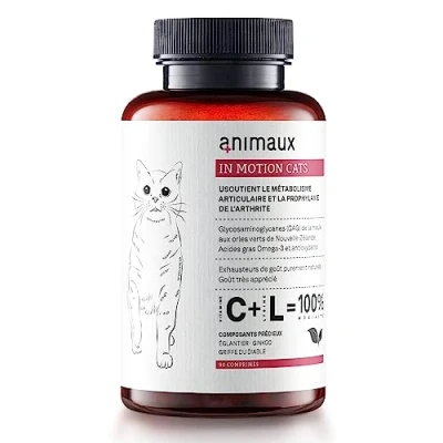 Image de animaux comprimés pour articulations Chats 90 à mâcher soutient Les &amp; os Complément avec Moule Verte, Griffe du Diable écorce de Saule in Motion Cats