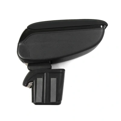 Image de Accoudoir de voiture Compatible avec Ford Focus III 2014 à 2018 Noir Coulissant