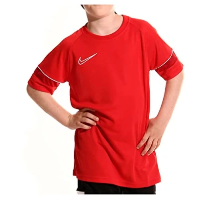 Image de Nike Fille Dri fit Academy 21 Maillot manches courtes, University Red/White/Gym Red/White, S EU