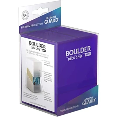 Image de Ultimate Guard UGD010695 Boulder Deck Case 100+ Boîte de taille standard, solide, améthyste