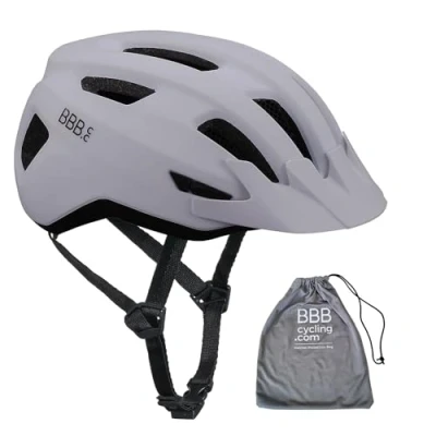 Image de BBB Condor 2.0 BHE 173T Casque de vélo pour Adulte avec visière Amovible et Sac Voyage