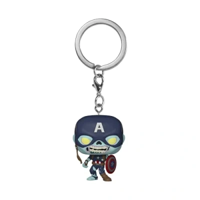 Image de Funko Pop! Keychain: What If Keychain 1 Marvel Mini Figurine en Vinyle à Collectionner Porte clés Fantaisie Cadeau de Noël Idée Produits Officiels TV Fans