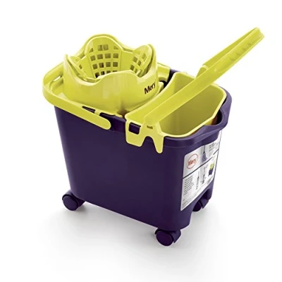 Image de Rayen 0335 Seau Essoreur Plastique Pourpre 25,5 x 40,0 38,5 cm Coloris aléatoire