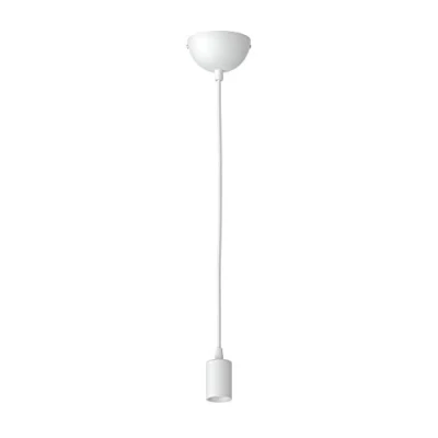 Image de ledscom.de Suspension/lampe à suspendre DORI, blanc mat, 1x E27 max. 60W, Vintage, Retro, Bar, Industrial, Led, Câble, Gluebrine, Lampe, suspension, Lampe Suspendu