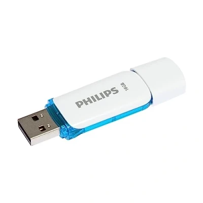 Image de Philips Snow Édition High Speed clé USB 2.0 16 Go pour PC, Ordinateur Portable, Stockage de données informatiques, Vitesse Lecture jusqu&#039;à 21 Mo/s