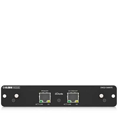 Image de Klark Teknik DN32 Dante Module d&#039;Extension Audinate avec jusqu&#039;à 32 Canaux Bidirectionnels