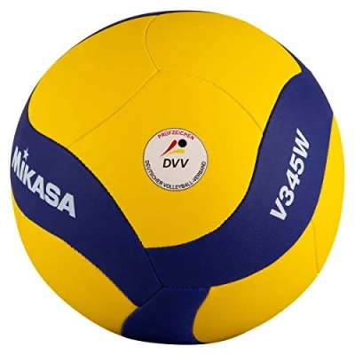 Image de MIKASA V345w Schildkröt 960133 Pilates, de Yoga, Vert, diamètre : 28 cm, Mini Ballon Gymnastique, d&#039;exercice, Fitness Volley Ball, Bleu, 5