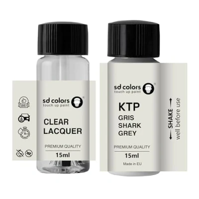 Image de SD COLORS Peinture de retouche GRIS SHARK KTP GREY 15 ML