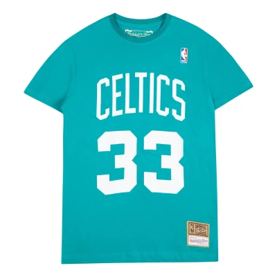 Image de Mitchell &amp; Ness NBA HWC Name Number Tee Boston Celtics, Larry Bird, M