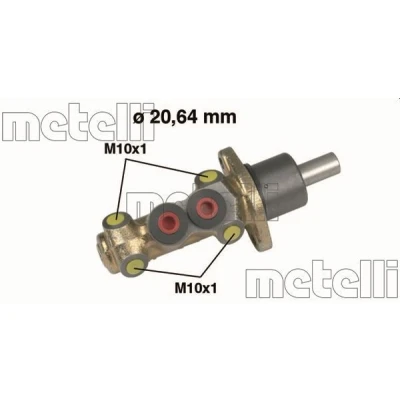Image de METELLI 05 0142 Maître Cylindre 20,64 Fonte VOLKSWAGEN: GOLF 2, Caddy 1 Pickup, Jetta 2