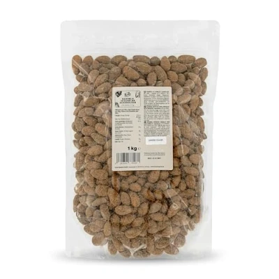 Image de KoRo Amandes enrobage chocolat cannelle 1 kg croquantes dans un