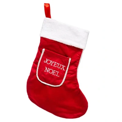 Image de WEB2O Botte Joyeux Noël Feutrine Grand Modèle