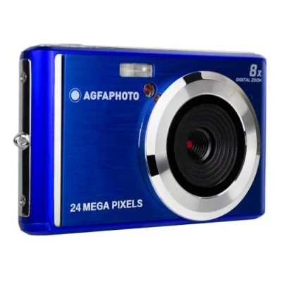 Image de AGFA Photo Realishot DC5500 Appareil Numérique Compact, 24 MP, 2.4&#039;&#039; LCD, Zoom Digital 8X, Batterie Lithium Bleu