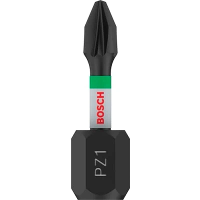 Image de Cet embout de vissage est fabriqué par Bosch, une marque reconnue pour la qualité ses outils. Sa construction solide en fait un