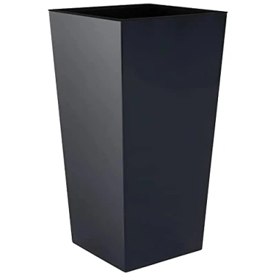 Image de Prosperplast Pot de fleurs Urbi Square, en plastique (anthracite, l 24 x h 45 p cm)
