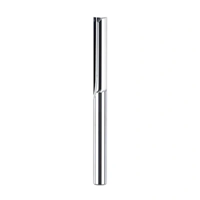 Image de SpeTool Fraise pour bois CNC Droite coupe de 6 mm x 32 mm, acier au tungstène carbure solide plus dur et durable, forets à bois, compression, MDF, acrylique, etc.