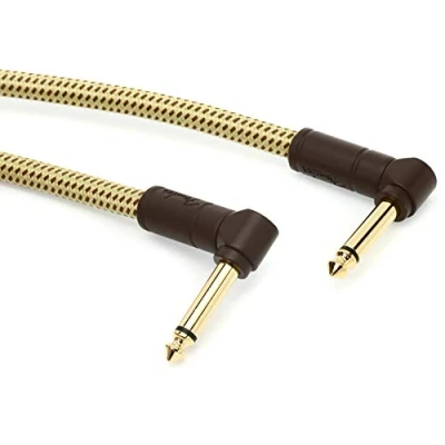 Image de Fender Deluxe Series Cordons Patch 0.90m Angle/Angle Tweed