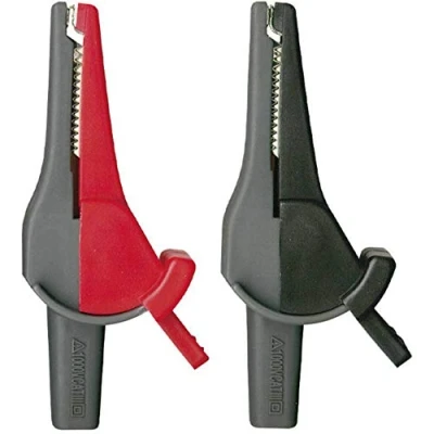 Image de Beha Amprobe 370012 Jeu de pinces crocodiles sécurité femelle 4 mm CAT III 1000 V, IV 600 V rouge, noir